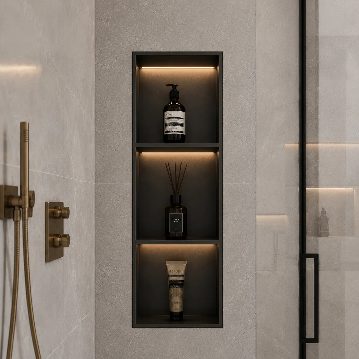 Bathroom Niches application scene