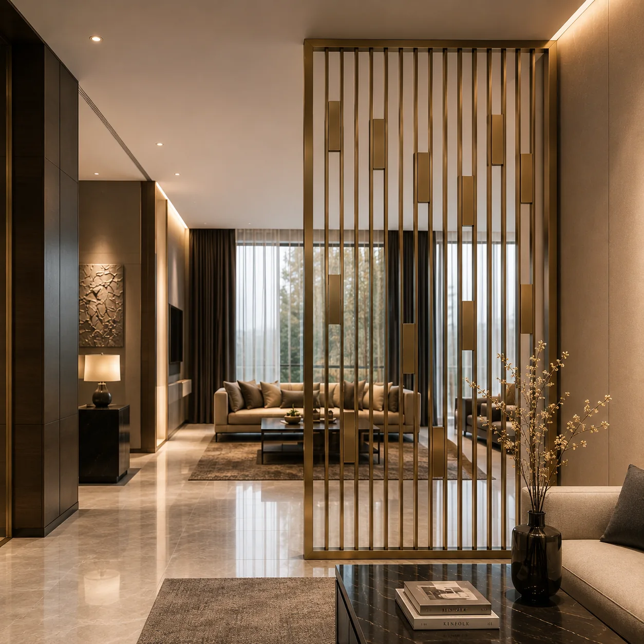 Decorative stainless steel screen