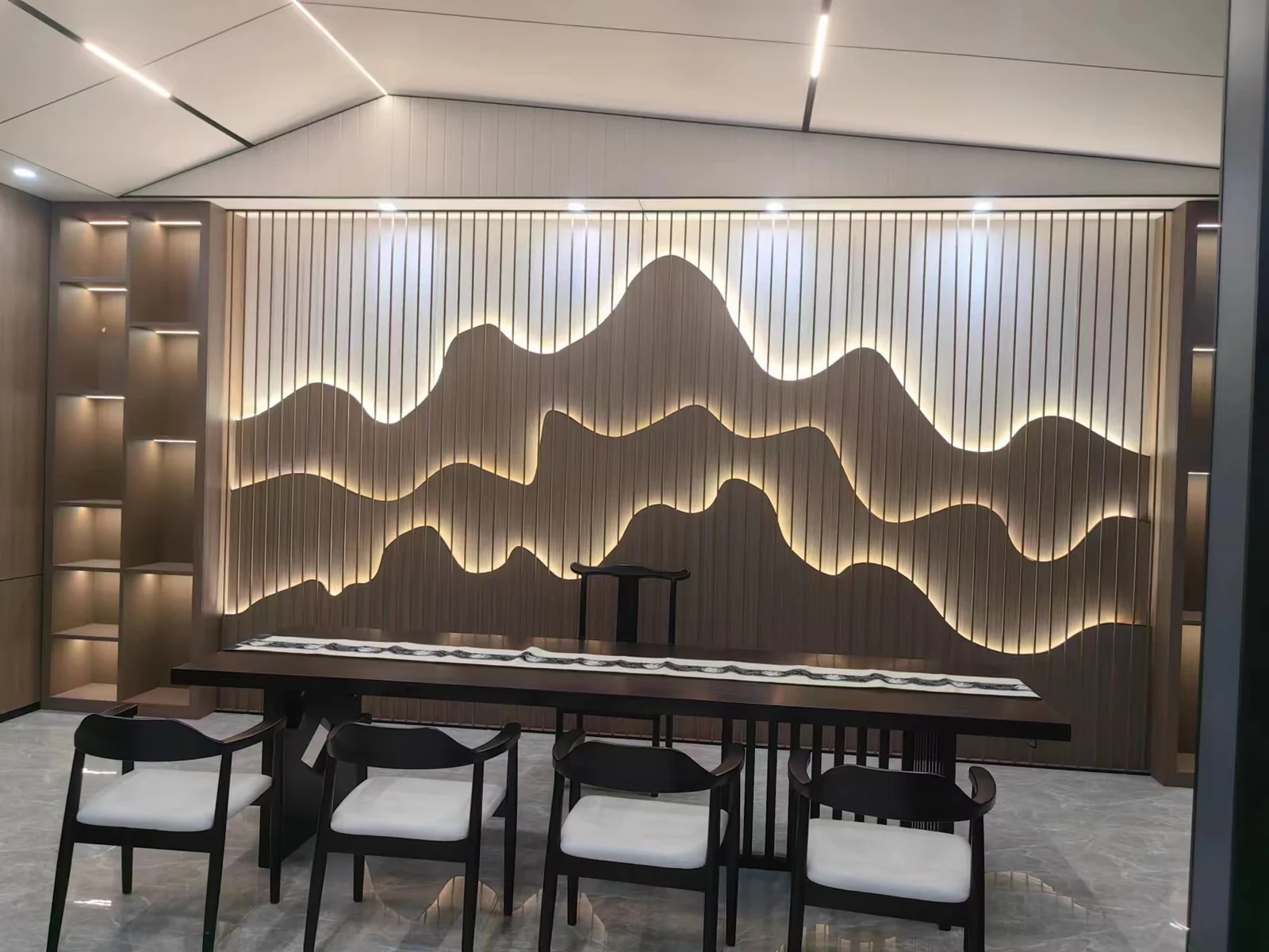 New Chinese-style stainless steel screen